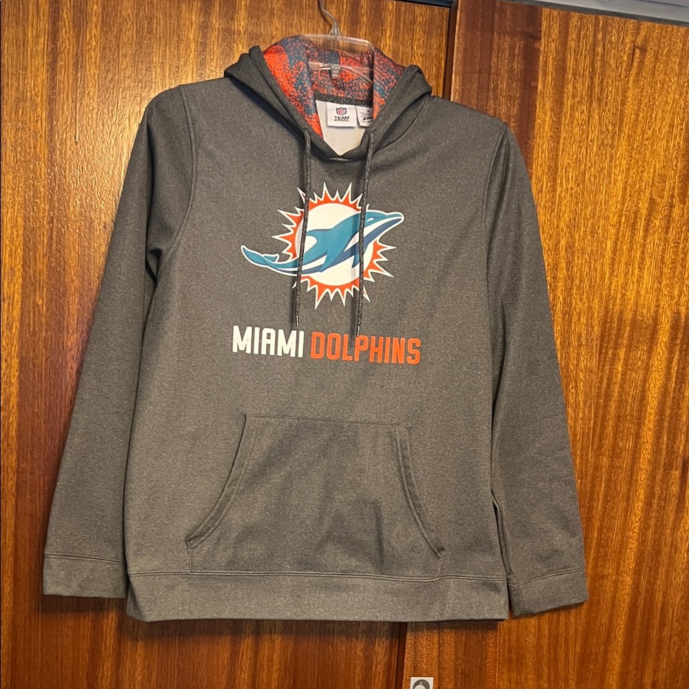 Miami Dolphins Gray Hoodie, Men’s size M